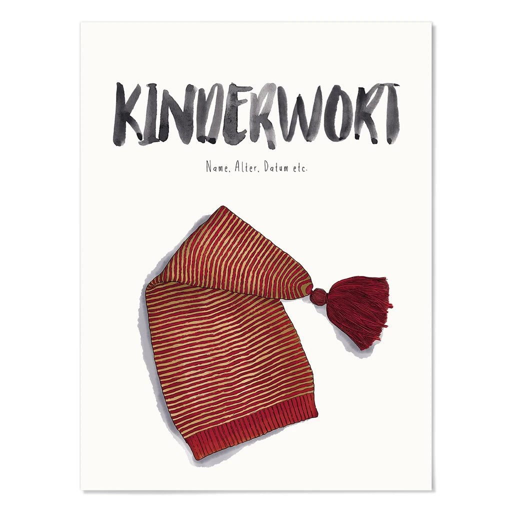 Kindermundposter - Motiv Zipfel-Mütze