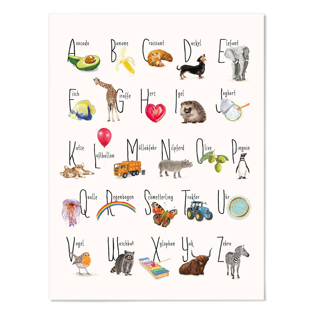 ABC Poster "Wortakrobat*in"