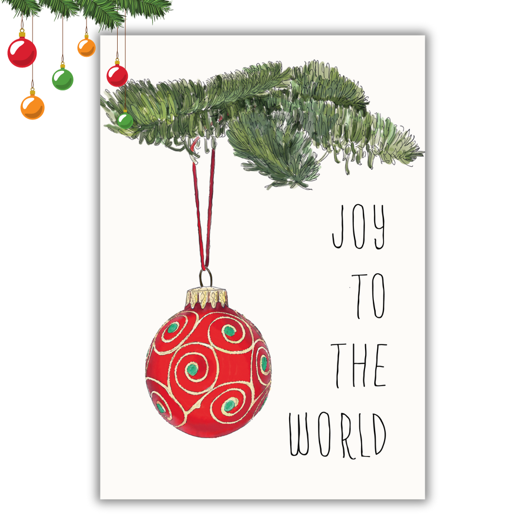 Weihnachtsposter "Christbaumkugel"