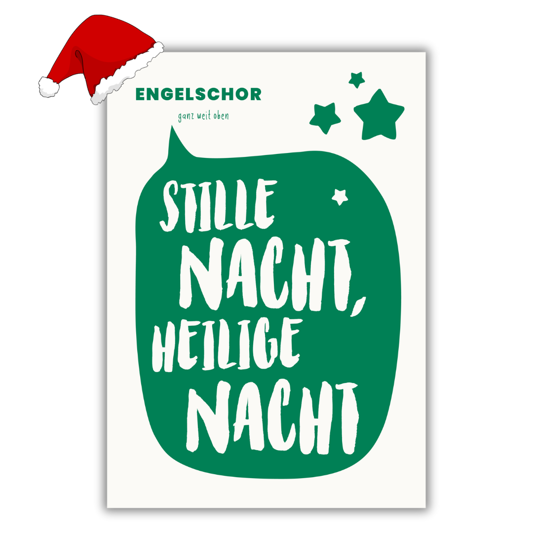 Weihnachtsposter "Stille Nacht"