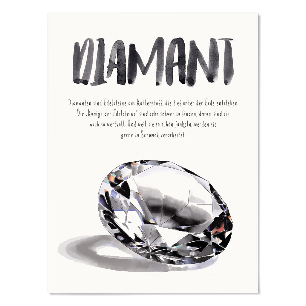 Kinderzimmerposter "Diamant"