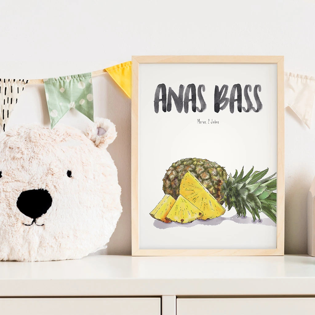Kindermundposter - Motiv Ananas