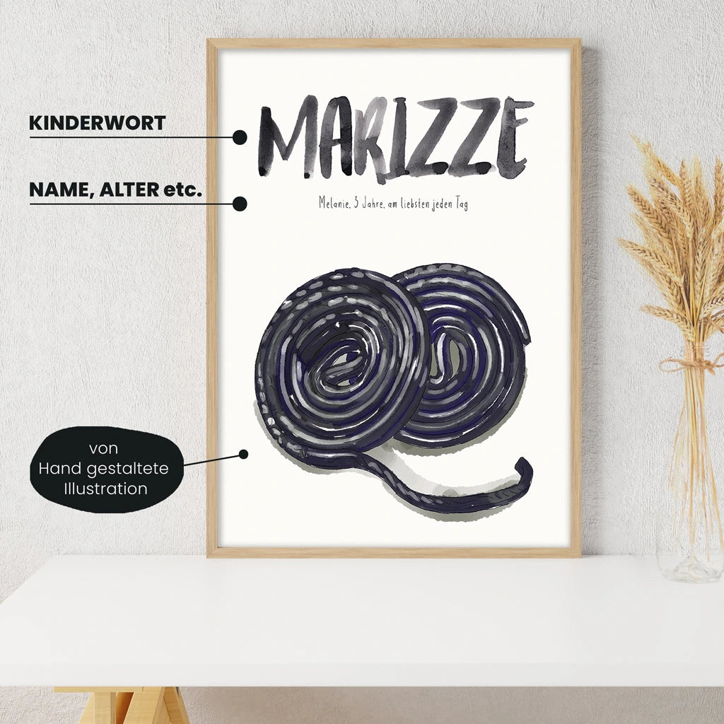 Kindermundposter - Motiv Lakritz