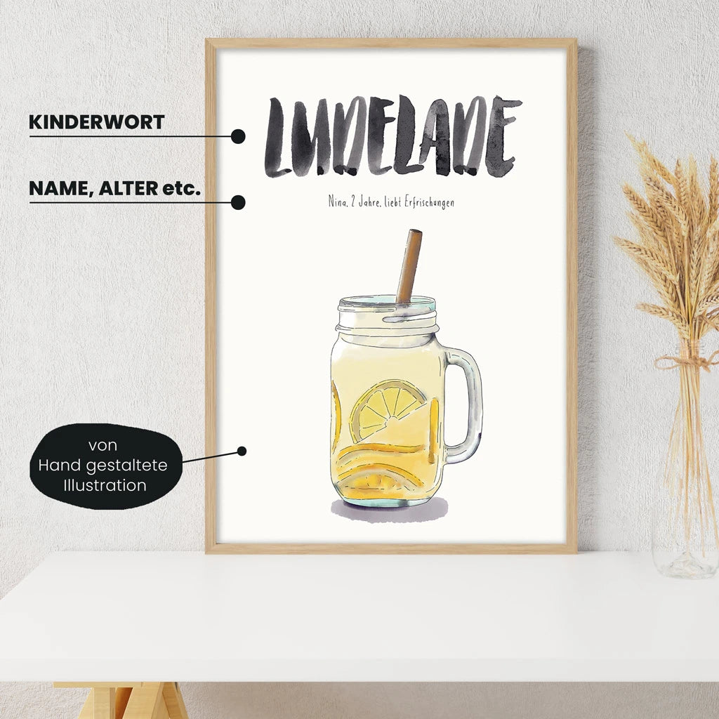 Kindermundposter - Motiv Limonade
