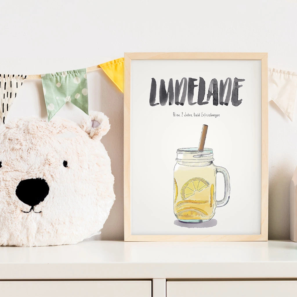 Kindermundposter - Motiv Limonade