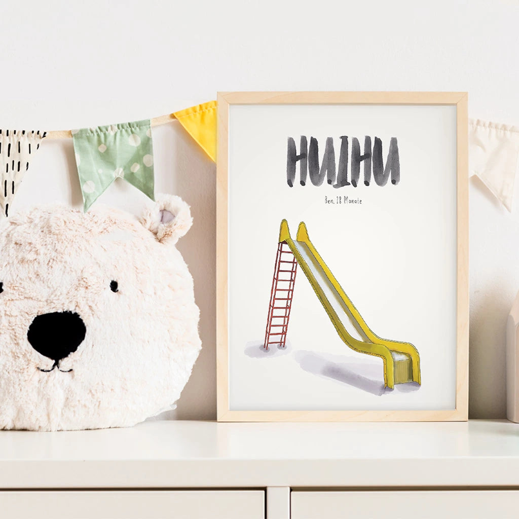 Kindermundposter - Motiv Rutsche