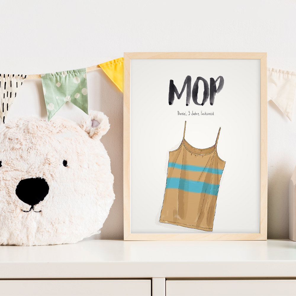 Kindermundposter Top im Kinderzimmer – personalisiertes Poster als Dekoration und Geschenk