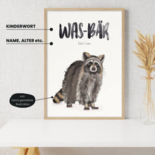 Lade das Bild in den Galerie-Viewer, hejpic - waschbär
